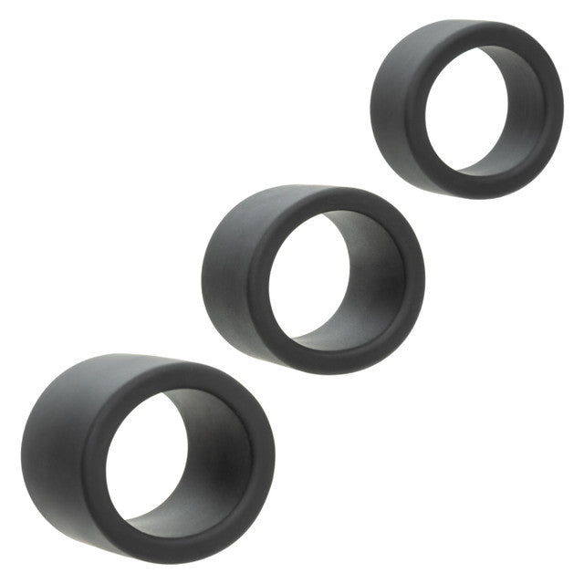Alpha Liquid Silicone 3 Ring Stamina Set