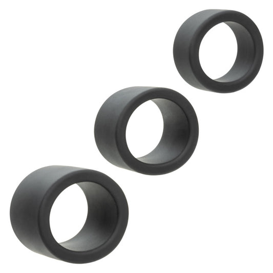 Alpha Liquid Silicone 3 Ring Stamina Set