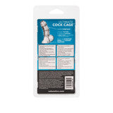 CalExotics Ultimate Cock Cage Enhance Clear – Stretchy Textured TPR Enhancement Sleeve
