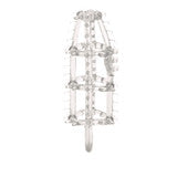 CalExotics Ultimate Cock Cage Enhance Clear – Stretchy Textured TPR Enhancement Sleeve