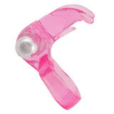 Triple Clit Flicker Rechargeable Couples Ring – Waterproof Vibrating Cock Ring with Triple Teasing Prongs