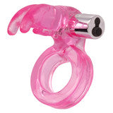 Triple Clit Flicker Rechargeable Couples Ring – Waterproof Vibrating Cock Ring with Triple Teasing Prongs