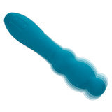 Turbo Glide Ripple Rechargeable Silicone Vibrator – Waterproof Textured G-Spot Massager by CalExotics