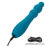 Turbo Glide Ripple Rechargeable Silicone Vibrator – Waterproof Textured G-Spot Massager by CalExotics