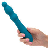 Turbo Glide Ripple Rechargeable Silicone Vibrator – Waterproof Textured G-Spot Massager by CalExotics