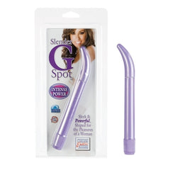Slender G-Spot 7 Inch Purple Vibrator – Slim Curved G-Spot Massager with Multi-Speed Vibration