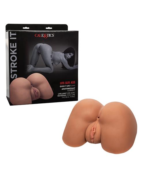 Stroke It Life-Size Ass Brown