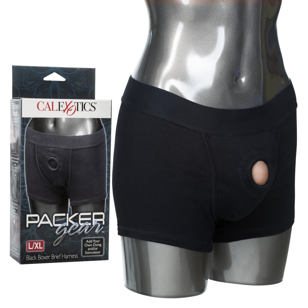Packer Gear Black Boxer Harness L/Xl
