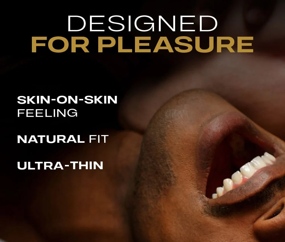 SKYN Supreme Feel Non-Latex Condoms – Ultra-Thin Lubricated 3 Pack for Natural Sensitivity