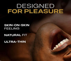SKYN Supreme Feel Non-Latex Condoms – Ultra-Thin Lubricated 3 Pack for Natural Sensitivity
