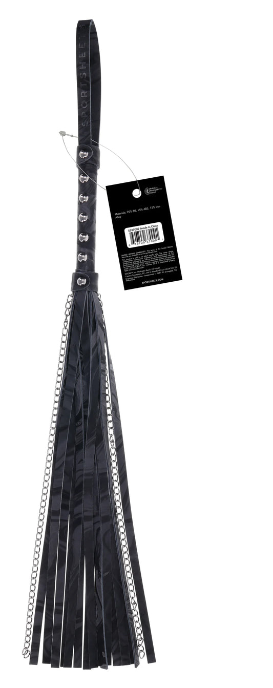 Velvet Noir Chain Handle Accessory