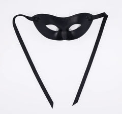 Sincerely Chained Lace Mask Black – Lace Masquerade Mask with Silver Chain