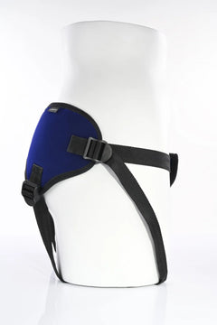 Sportsheets Lush Cobalt Strap-On Harness – Adjustable Velvet Dildo Harness