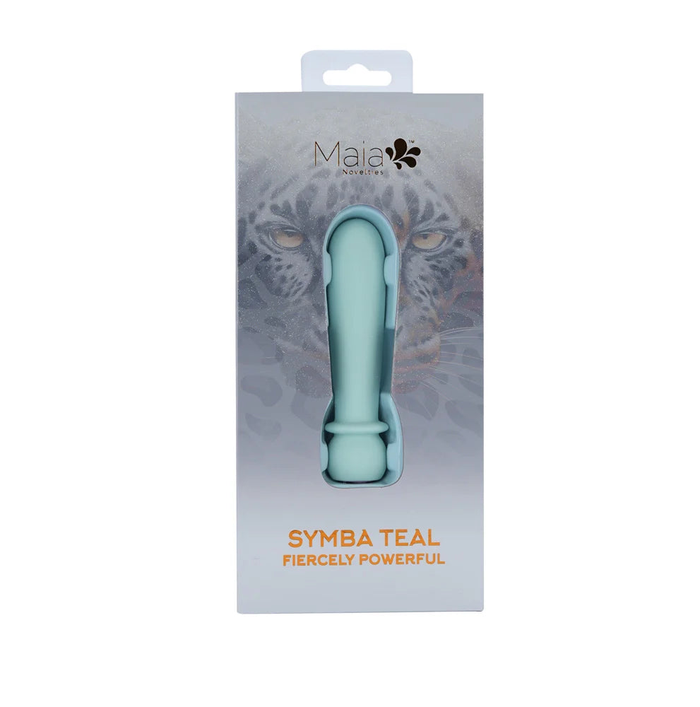 Symba Flexible Bullet Jaguar Power Teal – Rechargeable Silicone Flexible Bullet Vibrator