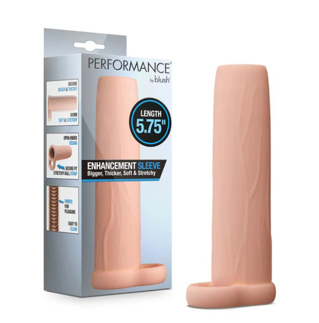 Performance 5.75 Inch Enhancement Sleeve - Beige