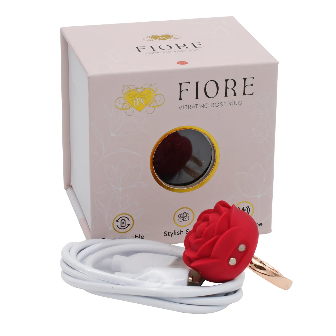 Full Circle Fiore Rose Wellness Ring – Pink