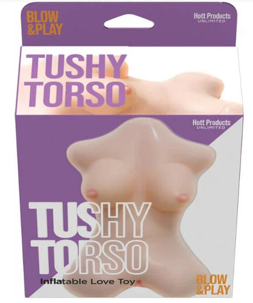 Tushy Torso Blow Up Party Doll – Inflatable PVC Torso Party Doll with Vaginal Opening