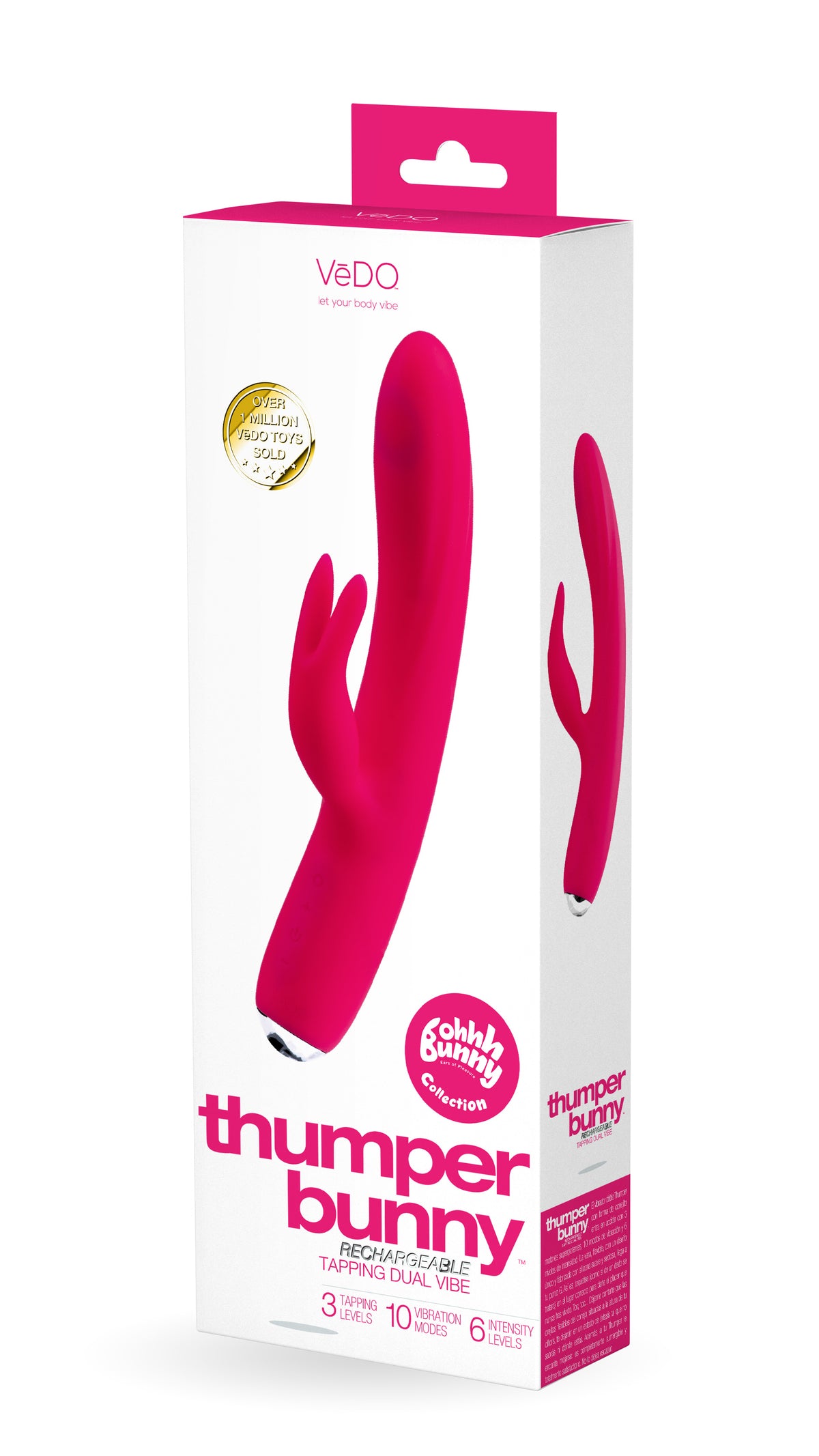 VEDO THUMPER BUNNY PRETTY PINK