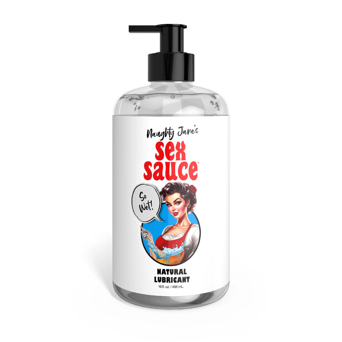 SS NAUGHTY JANES SEX SAUCE NATURAL LUBE 16 OZ