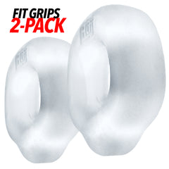 Fit Grips 2-Pack Ergo-Fit Cockrings Clear Clear