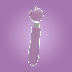 Unihorn Karma Lilac USB Bullet Vibrator – Rechargeable Silicone Mini Bullet Massager