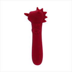 Unihorn Blaze Diablo USB Bullet Vibrator – Rechargeable Silicone Mini Bullet Massager Dark Red