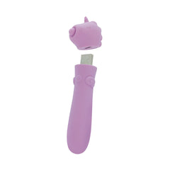 Unihorn Karma Lilac USB Bullet Vibrator – Rechargeable Silicone Mini Bullet Massager