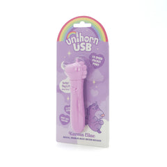 Unihorn Karma Lilac USB Bullet Vibrator – Rechargeable Silicone Mini Bullet Massager