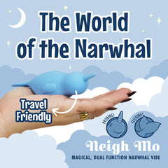 Unihorn Of The Sea Neigh Mo The Narwhal – Rechargeable Silicone Fantasy Vibrator