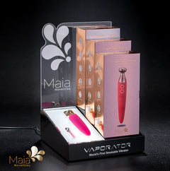 Vaporator Vibrating Silicone Rechargeable Vape – Pink