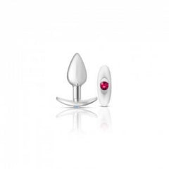 CHEEKY CHARMS BUTT PLUG SET IRIDESCENT/ BRIGHT PINK