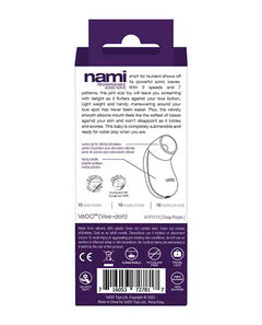 VēDO Nami Sonic Vibe Purple – Rechargeable Waterproof Silicone Sonic Stimulator
