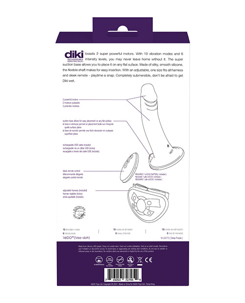 Vedo Diki Rechargeable Personal Massager Set – Deep Purple