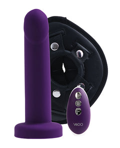 Vedo Strapped Rechargeable Personal Massager – Deep Purple