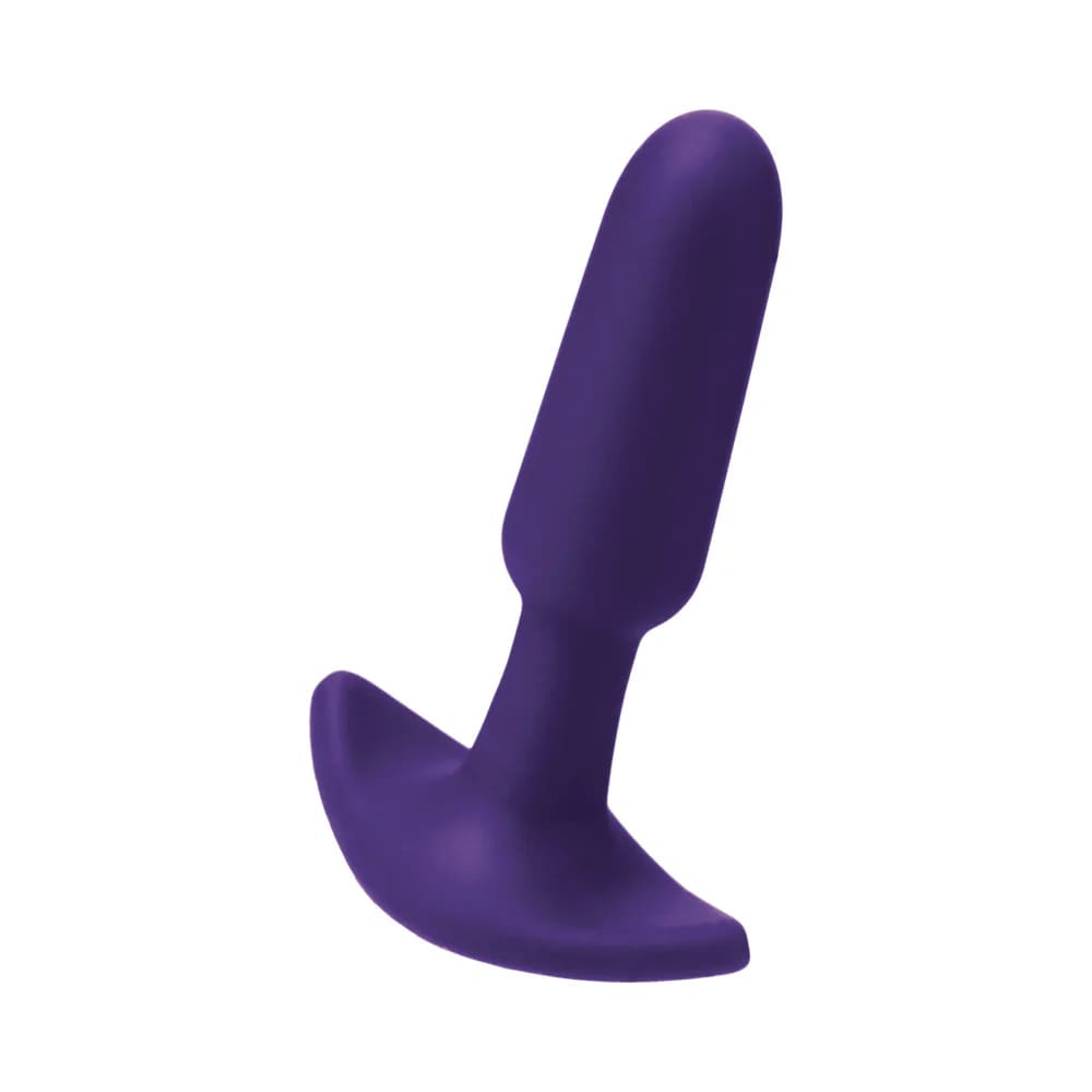 VēDO Bump Mini Rechargeable Butt Plug Purple – Waterproof Silicone Vibrating Anal Plug
