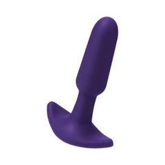VēDO Bump Mini Rechargeable Butt Plug Purple – Waterproof Silicone Vibrating Anal Plug