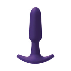 VēDO Bump Mini Rechargeable Butt Plug Purple – Waterproof Silicone Vibrating Anal Plug