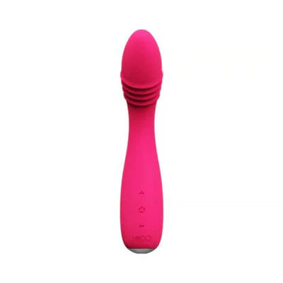 VēDO Ohni G-Spot Thrusting Vibe Pink – Rechargeable Waterproof Silicone Thrusting Vibrator