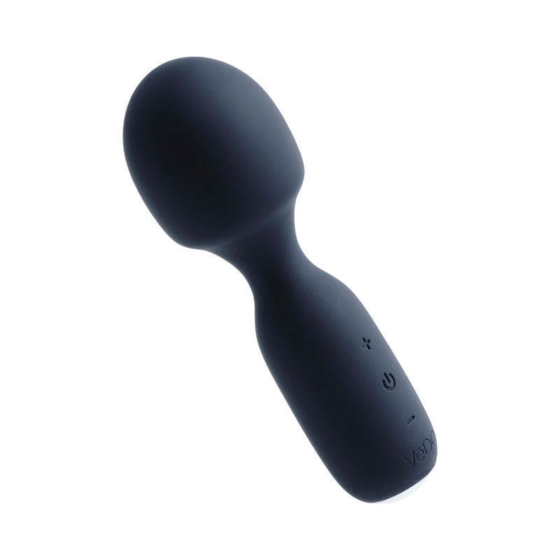 VēDO Wini Rechargeable Mini Wand Black – Waterproof Silicone Mini Massage Wand