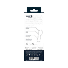 VēDO Wini Rechargeable Mini Wand Black – Waterproof Silicone Mini Massage Wand