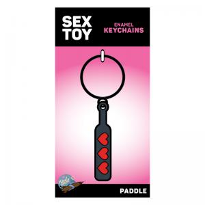HEART PADDLE KEYCHAIN (NET)