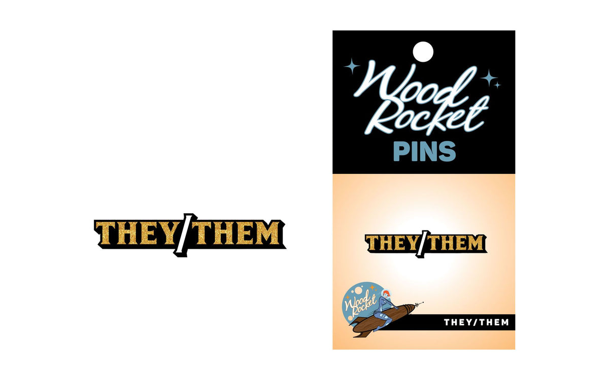 They/Them Pronoun Pin (Net)