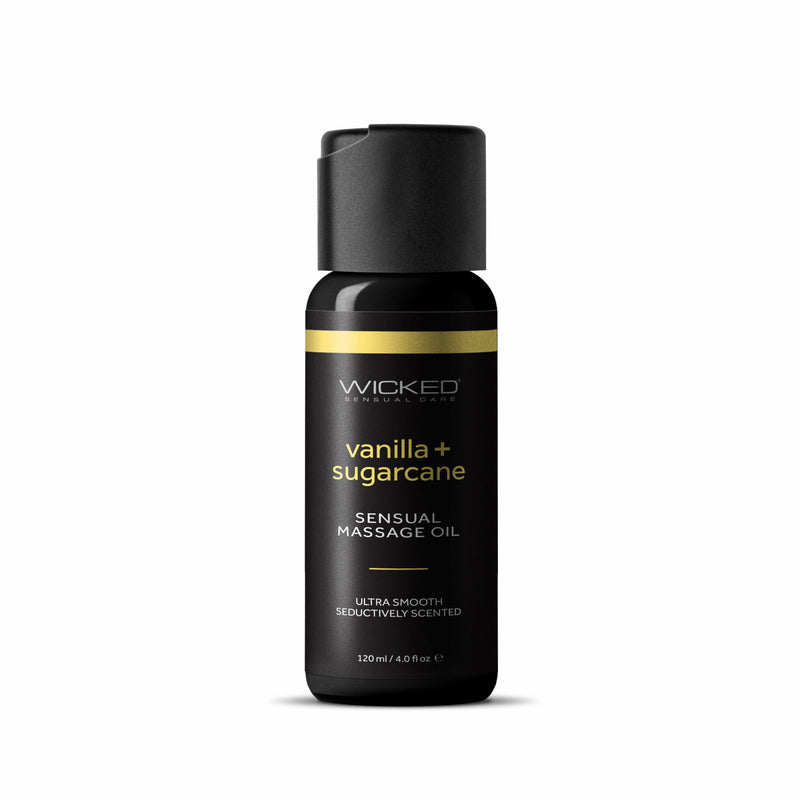 Wicked Vanilla & Sugarcane Sensual Massage Oil – 4 oz