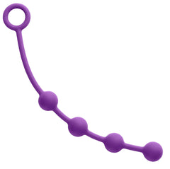 Silicone Anal Bead Small Plum – 4-Piece Body-Safe Silicone Anal Beads