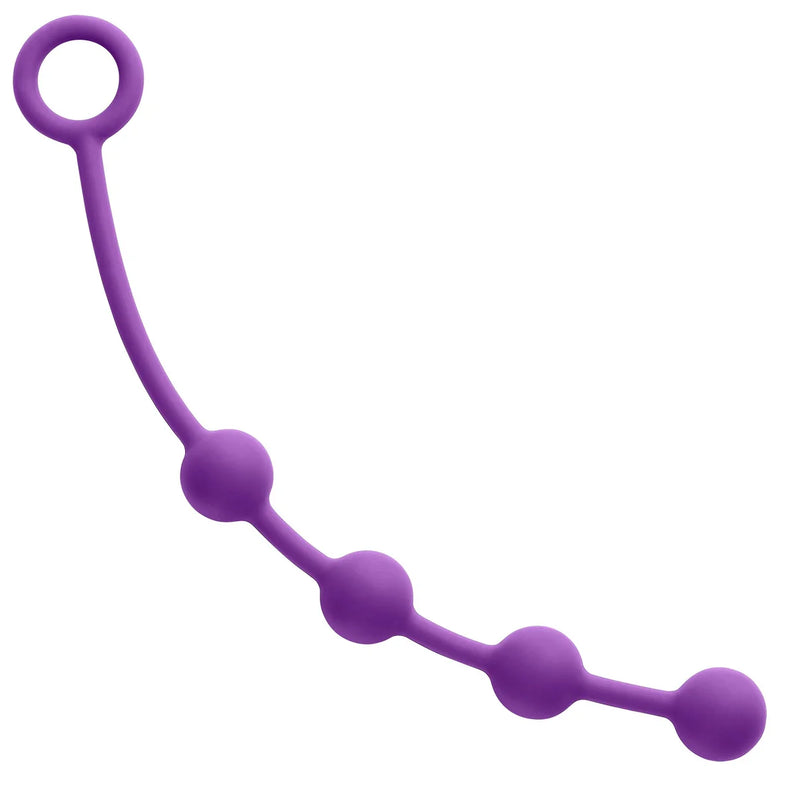 Silicone Anal Bead Small Plum – 4-Piece Body-Safe Silicone Anal Beads