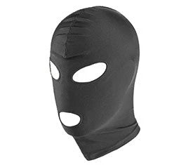 Spartacus Spandex Hood with Open Mouth & Eyes – Lightweight Stretch Bondage Hood