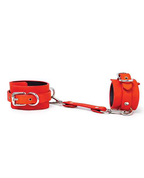 Heat Tease Cuffs - Blood Orange/Yellow