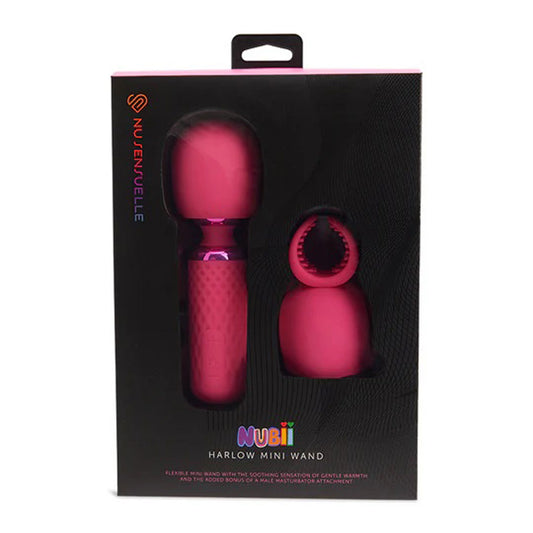 SENSUELLE NUBII HARLOW WAND + ATTACHMENT PINK