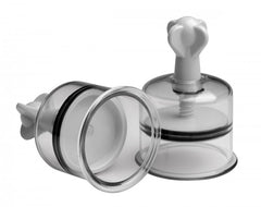 XR Brands Size Matters XL Nipple Sucker – Clear Adjustable Suction Nipple Pump