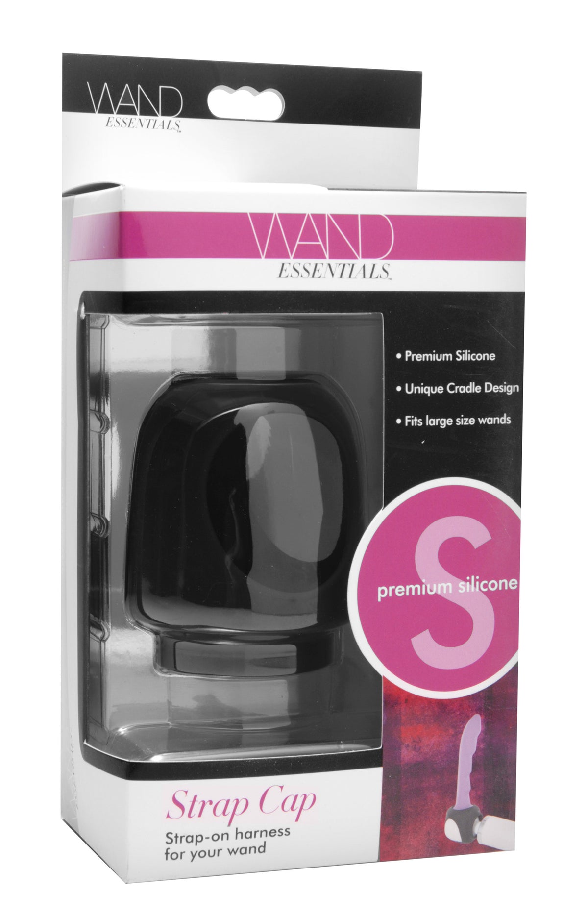WAND ESSENTIALS STRAP CAP WAND HARNESS FOR DILDOS